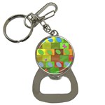 Easter Egg Happy Easter Colorful Bottle Opener Key Chains Front