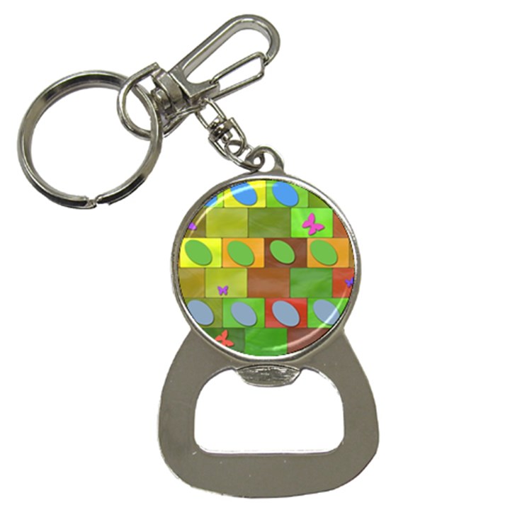 Easter Egg Happy Easter Colorful Bottle Opener Key Chains