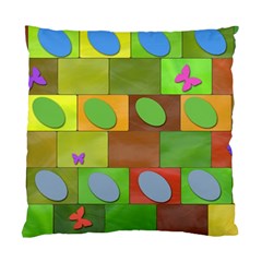 Easter Egg Happy Easter Colorful Standard Cushion Case (one Side)