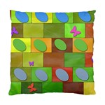 Easter Egg Happy Easter Colorful Standard Cushion Case (Two Sides) Front