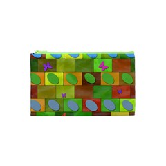 Easter Egg Happy Easter Colorful Cosmetic Bag (xs)