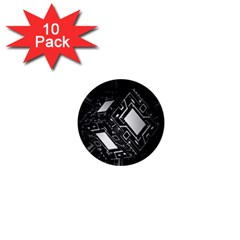 Technoid Future Robot Science 1  Mini Buttons (10 Pack) 