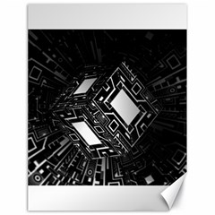 Technoid Future Robot Science Canvas 18  X 24   by Sapixe