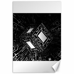 Technoid Future Robot Science Canvas 20  X 30   by Sapixe