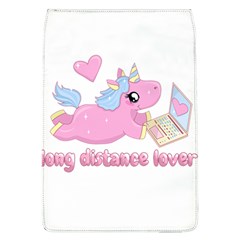 Long Distance Lover - Cute Unicorn Flap Covers (l)  by Valentinaart