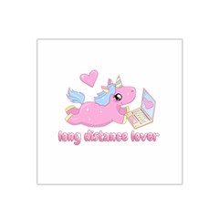 Long Distance Lover - Cute Unicorn Satin Bandana Scarf by Valentinaart