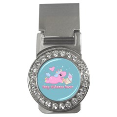 Long Distance Lover - Cute Unicorn Money Clips (cz)  by Valentinaart