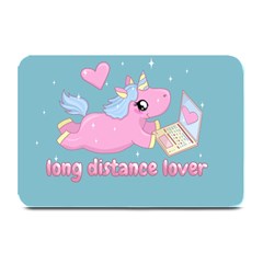 Long Distance Lover - Cute Unicorn Plate Mats by Valentinaart