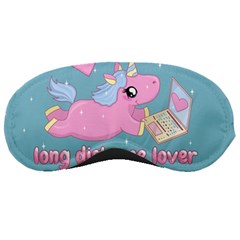 Long Distance Lover - Cute Unicorn Sleeping Masks by Valentinaart