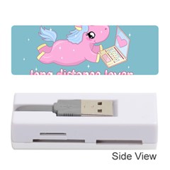 Long Distance Lover - Cute Unicorn Memory Card Reader (stick)  by Valentinaart