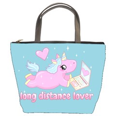 Long Distance Lover - Cute Unicorn Bucket Bags by Valentinaart