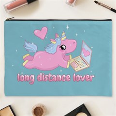 Long Distance Lover - Cute Unicorn Cosmetic Bag (xxxl)  by Valentinaart