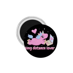 Long Distance Lover - Cute Unicorn 1 75  Magnets by Valentinaart