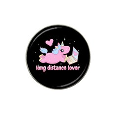 Long Distance Lover - Cute Unicorn Hat Clip Ball Marker by Valentinaart