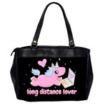 Long distance lover - Cute Unicorn Office Handbags (2 Sides)  Back