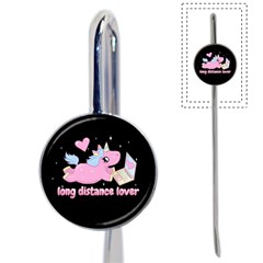 Long Distance Lover - Cute Unicorn Book Mark by Valentinaart