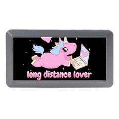 Long Distance Lover - Cute Unicorn Memory Card Reader (mini) by Valentinaart