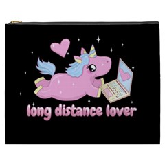 Long Distance Lover - Cute Unicorn Cosmetic Bag (xxxl)  by Valentinaart