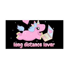 Long Distance Lover - Cute Unicorn Yoga Headband by Valentinaart