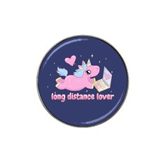 Long Distance Lover - Cute Unicorn Hat Clip Ball Marker by Valentinaart