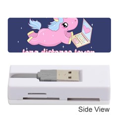 Long Distance Lover - Cute Unicorn Memory Card Reader (stick)  by Valentinaart