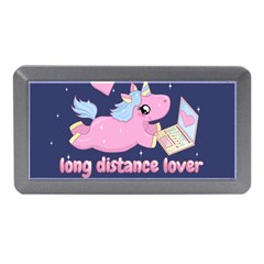 Long Distance Lover - Cute Unicorn Memory Card Reader (mini) by Valentinaart