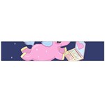 Long distance lover - Cute Unicorn Large Flano Scarf  Front