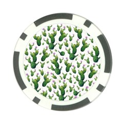 Cactus Pattern Poker Chip Card Guard (10 Pack) by Valentinaart