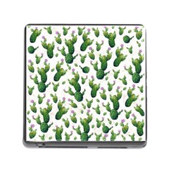 Cactus Pattern Memory Card Reader (square)