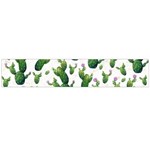 Cactus pattern Large Flano Scarf  Front