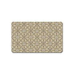 Modern Baroque Pattern Magnet (name Card) by dflcprints