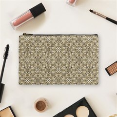 Modern Baroque Pattern Cosmetic Bag (medium)  by dflcprints