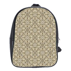 Modern Baroque Pattern School Bag (large) by dflcprints