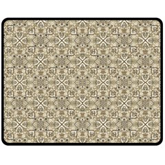 Modern Baroque Pattern Fleece Blanket (medium)  by dflcprints