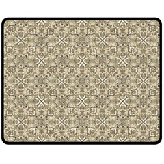 Modern Baroque Pattern Double Sided Fleece Blanket (medium)  by dflcprints