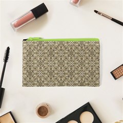 Modern Baroque Pattern Cosmetic Bag (xs) by dflcprints