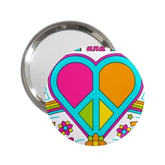 Love Peace Feelings Nature 2 25  Handbag Mirrors by Sapixe