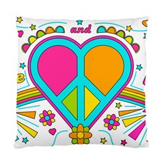 Love Peace Feelings Nature Standard Cushion Case (one Side) by Sapixe