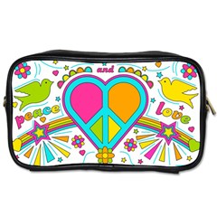 Love Peace Feelings Nature Toiletries Bags by Sapixe