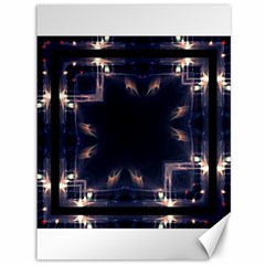 Cosmos Kaleidoscope Art Pattern Canvas 36  X 48   by Sapixe