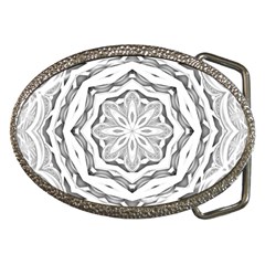 Mandala Pattern Floral Belt Buckles