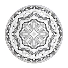 Mandala Pattern Floral Ornament (round Filigree)