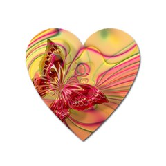 Arrangement Butterfly Aesthetics Heart Magnet by Sapixe