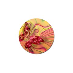 Arrangement Butterfly Aesthetics Golf Ball Marker by Sapixe