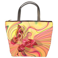 Arrangement Butterfly Aesthetics Bucket Bags by Sapixe