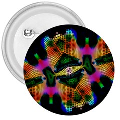 Butterfly Color Pop Art 3  Buttons by Sapixe