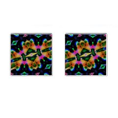 Butterfly Color Pop Art Cufflinks (square) by Sapixe