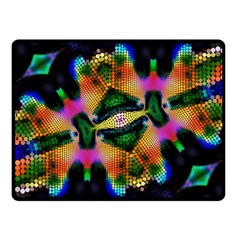 Butterfly Color Pop Art Fleece Blanket (small) by Sapixe