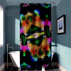 Butterfly Color Pop Art Shower Curtain 36  X 72  (stall)  by Sapixe