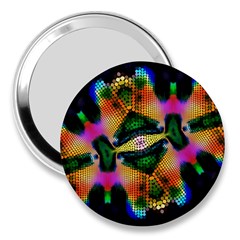 Butterfly Color Pop Art 3  Handbag Mirrors by Sapixe